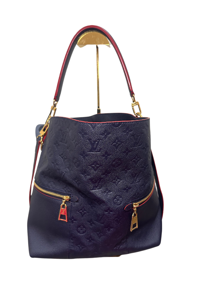 Navy Monogram Empreinte Melie