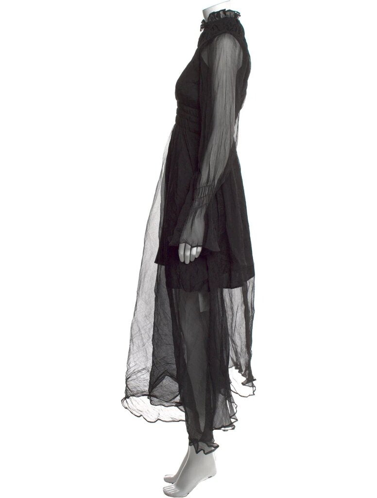 Black Long Cocktail Dress