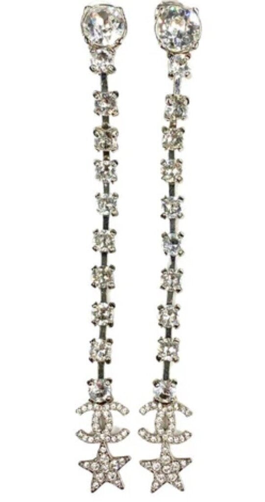 Coco Mark Star Rhinestone Earrings