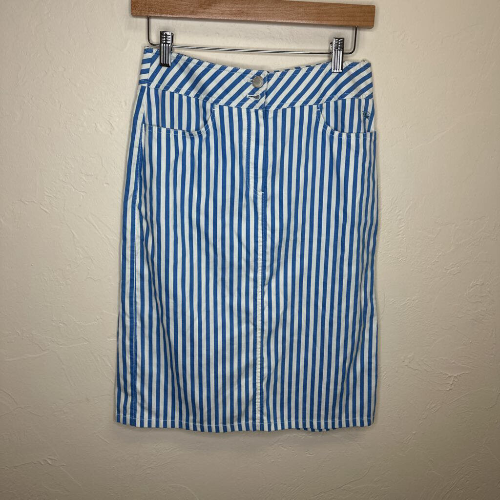 striped casual skirt