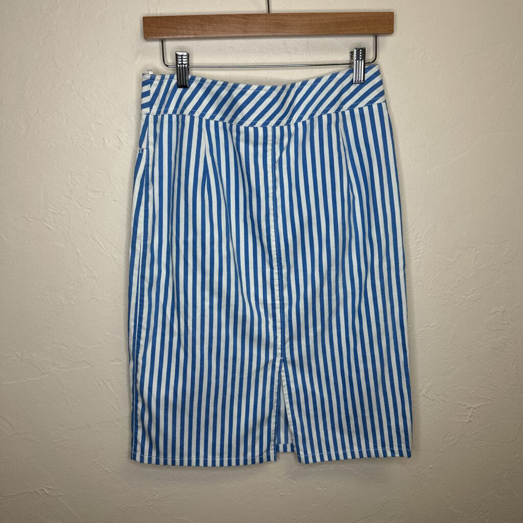 striped casual skirt