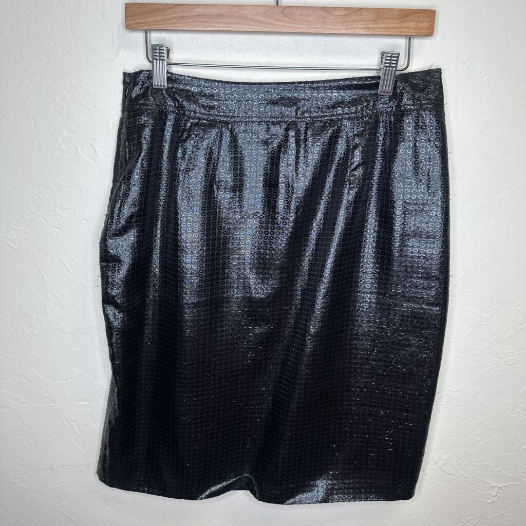 shiny formal skirt