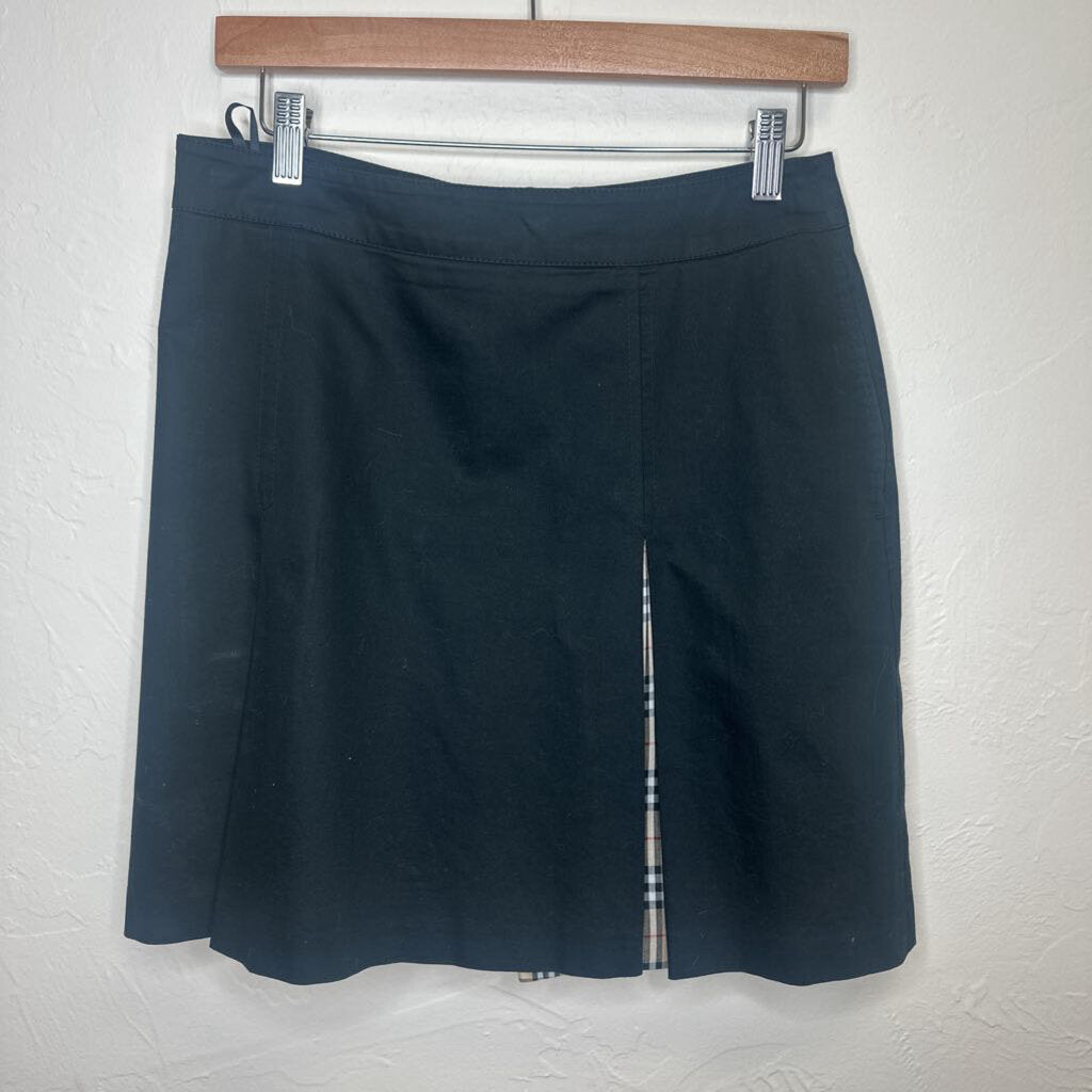 skirt with plaid inserts