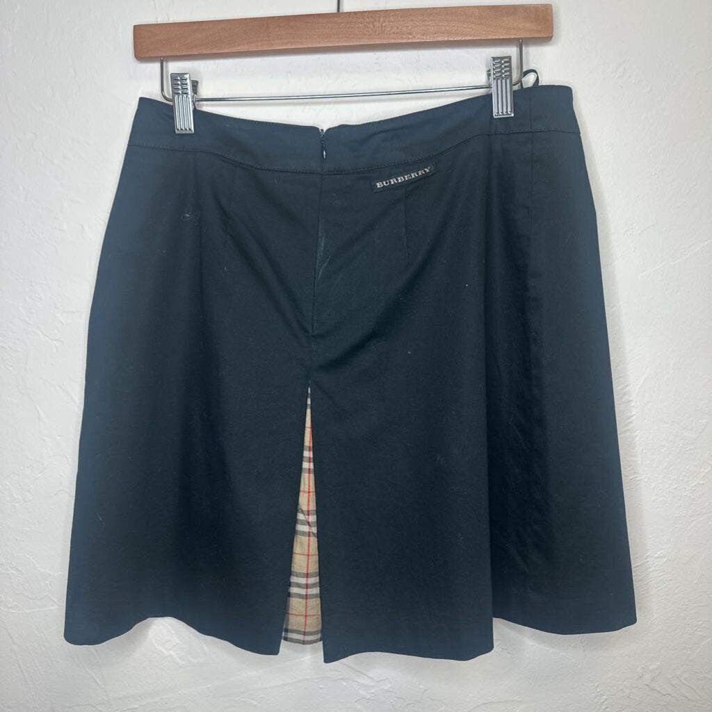 skirt with plaid inserts