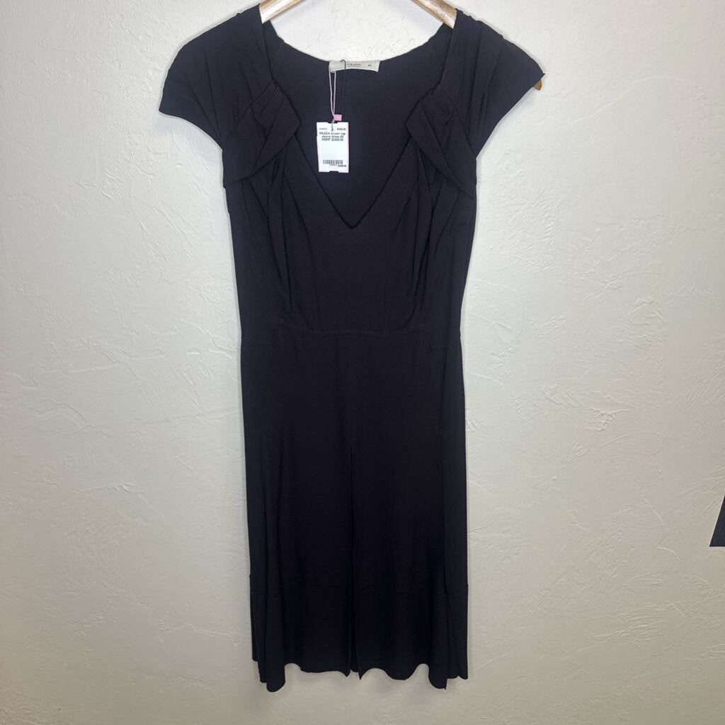 brown cap sleeve dress