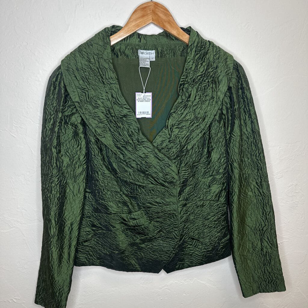 Green dressy jacket