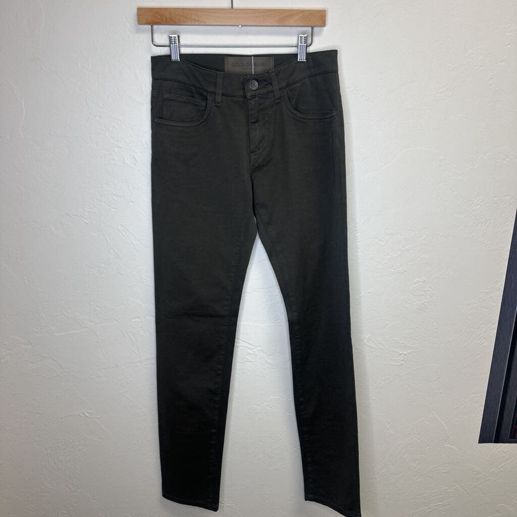 Dark Green Denim