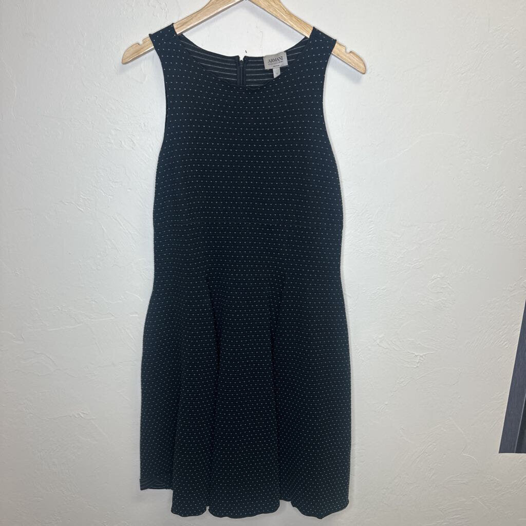 Black White Polka Dot Cocktail Dress