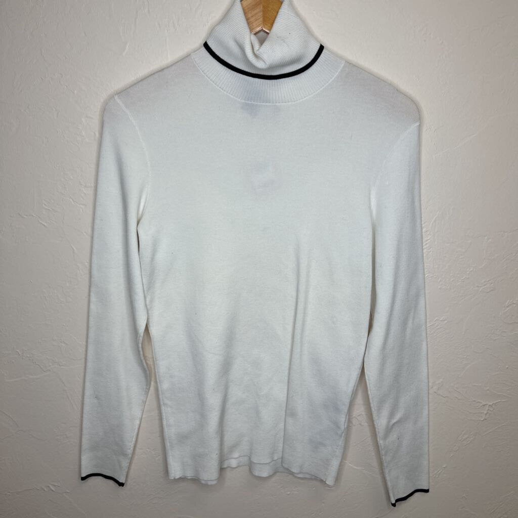 White Turtleneck Sweater