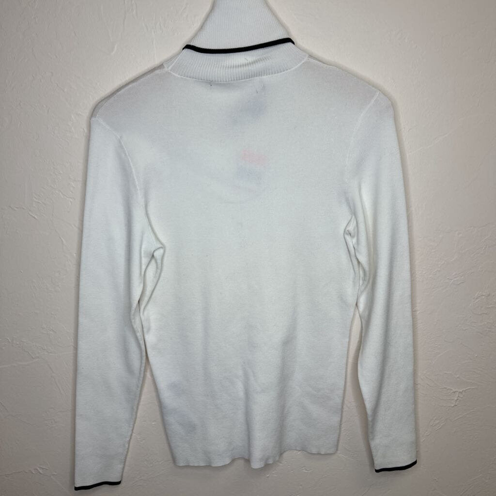 White Turtleneck Sweater