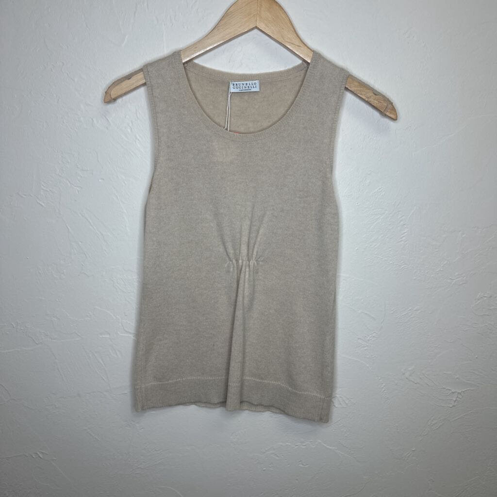 Tan Cashmere Tank