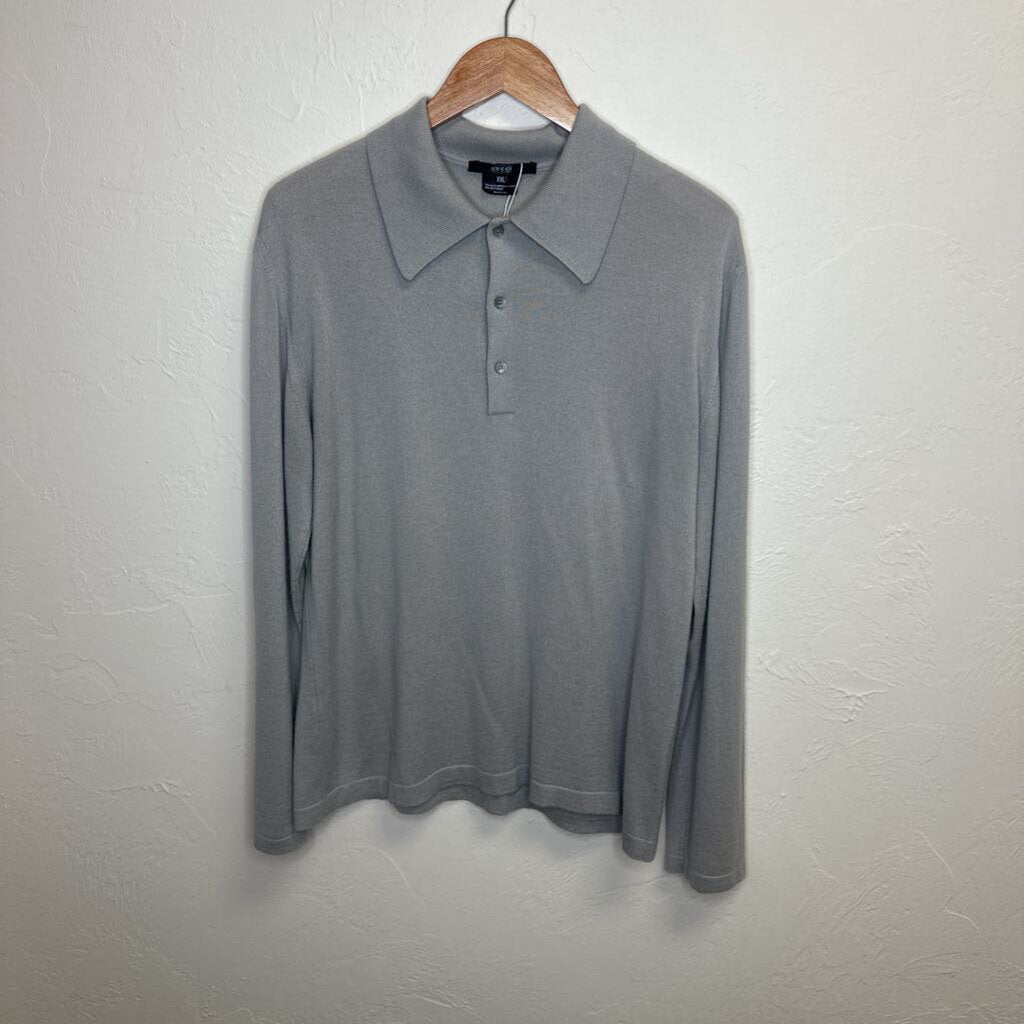 Taupe Cashmere/Silk L/S Sweater