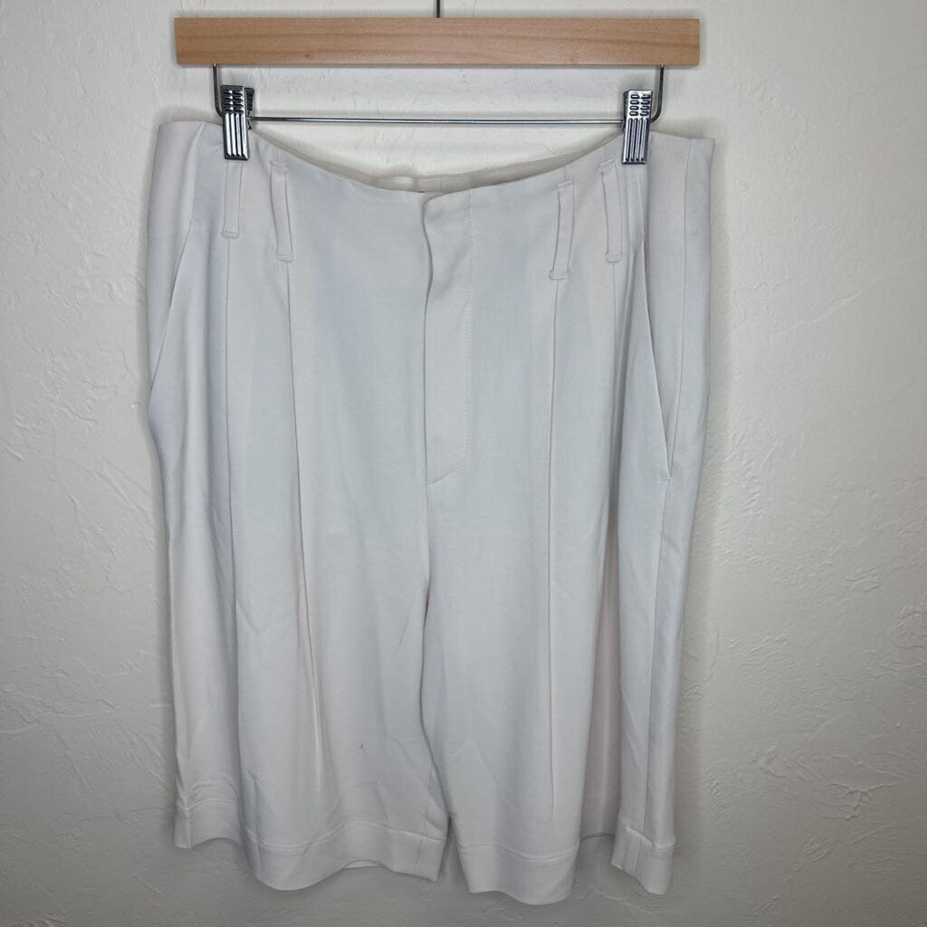 Ivory Silk Shorts