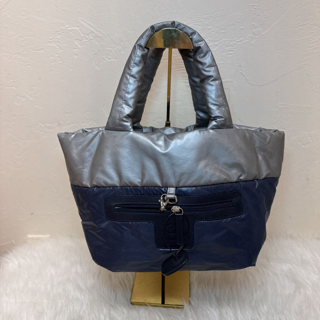 Silver Coco Cocoon Large Tote