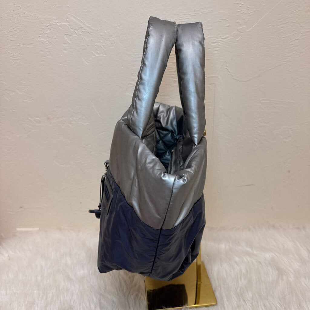 Silver Coco Cocoon Large Tote