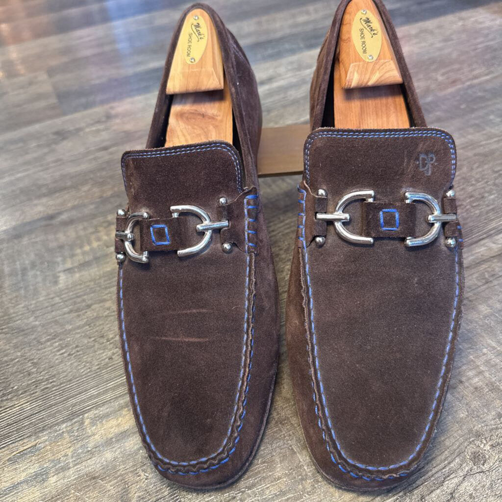 Brown Velvet Loafers