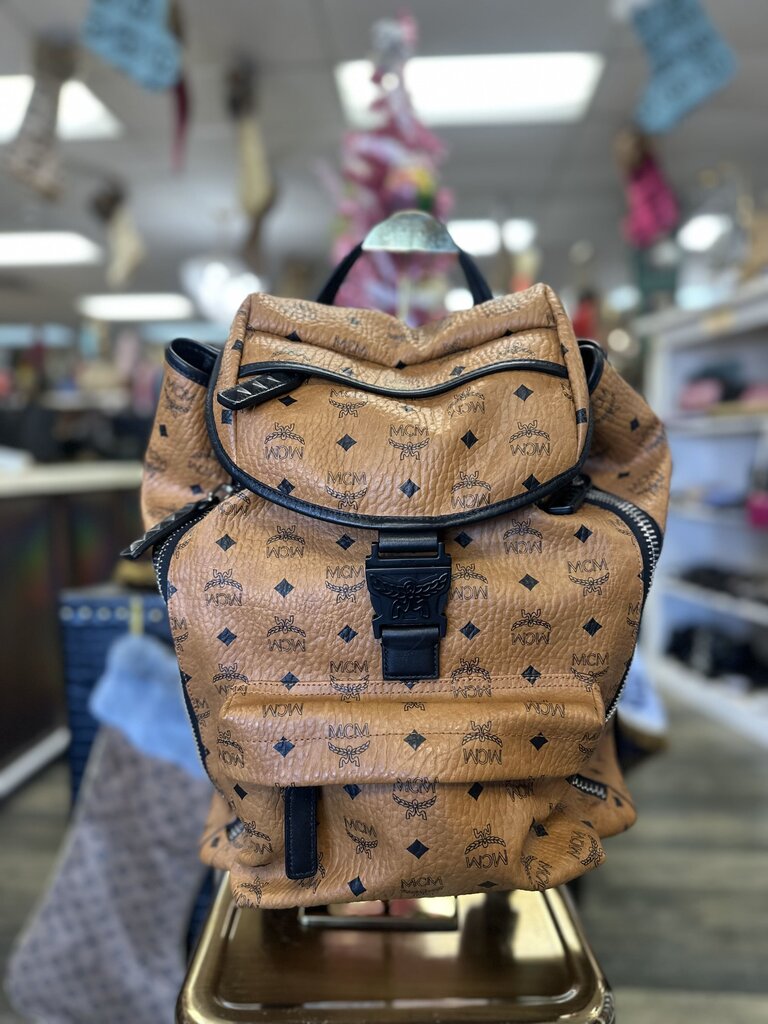 Tan Leather Brandenburg Backpack