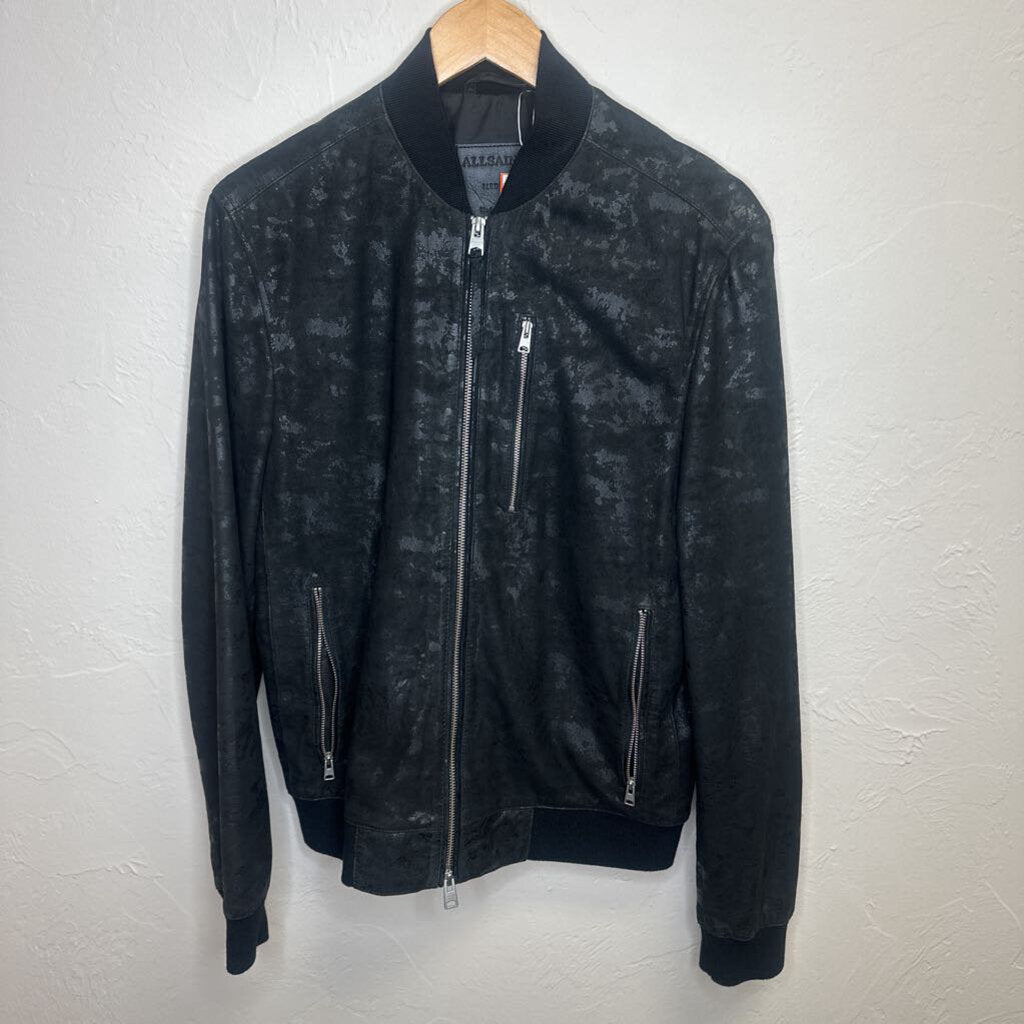 Goat Leather Bomber Jacket