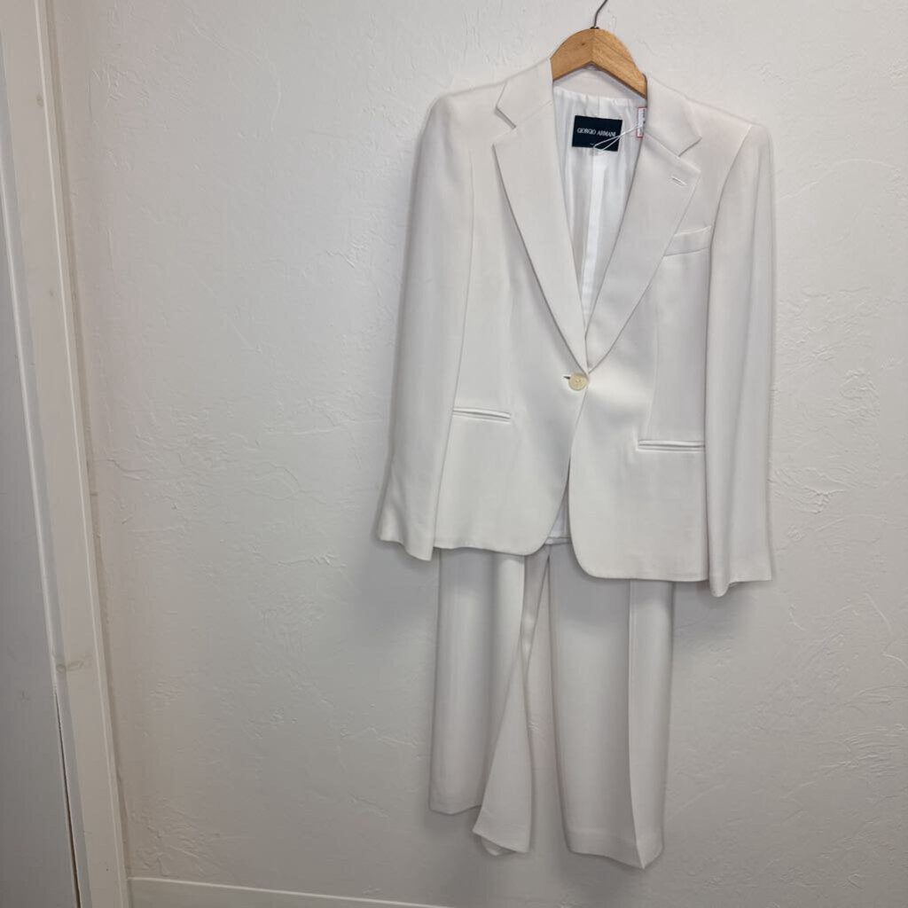 Ivory SIlk Pantsuit