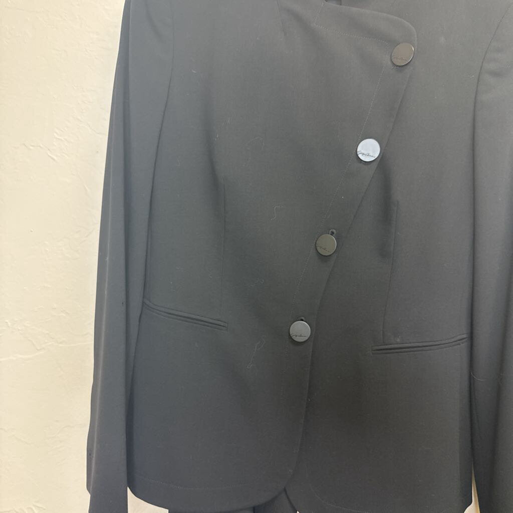Black Wool Pantsuit