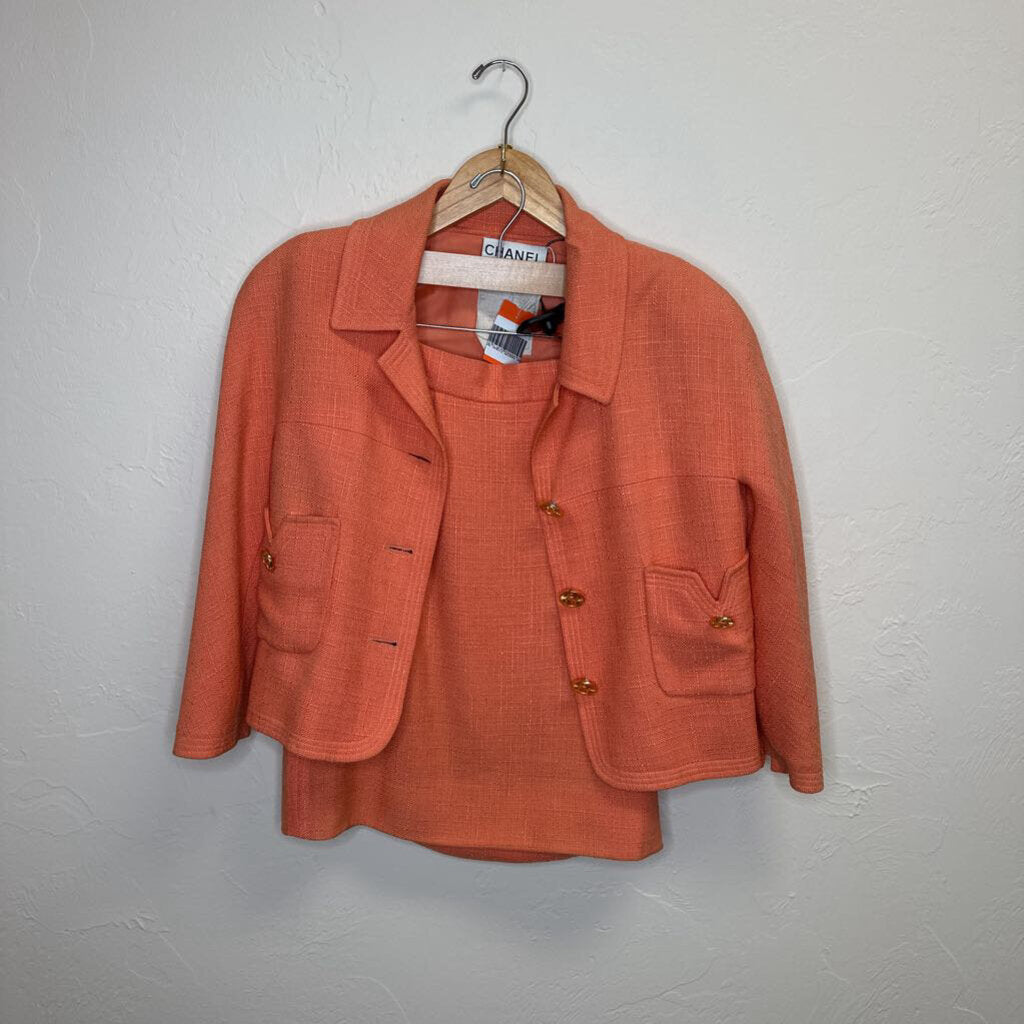Orange Tweed Suit