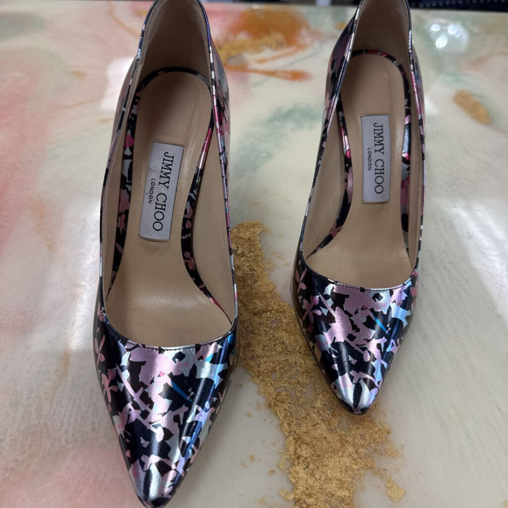 Metallic Floral Pumps