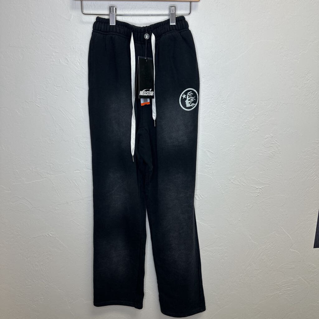 Black Graphic Print Joggers NWT