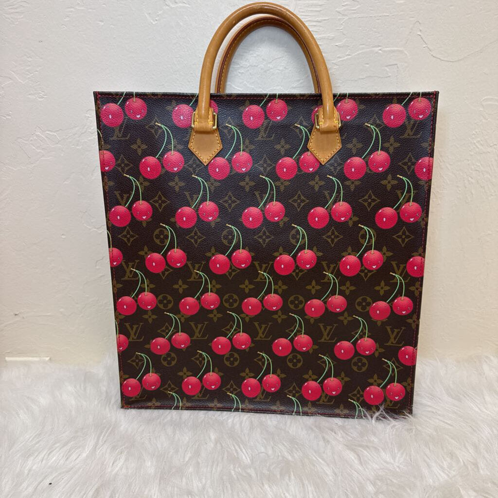 x Murakami Limited Edition Monogram Cerises Sac Plat