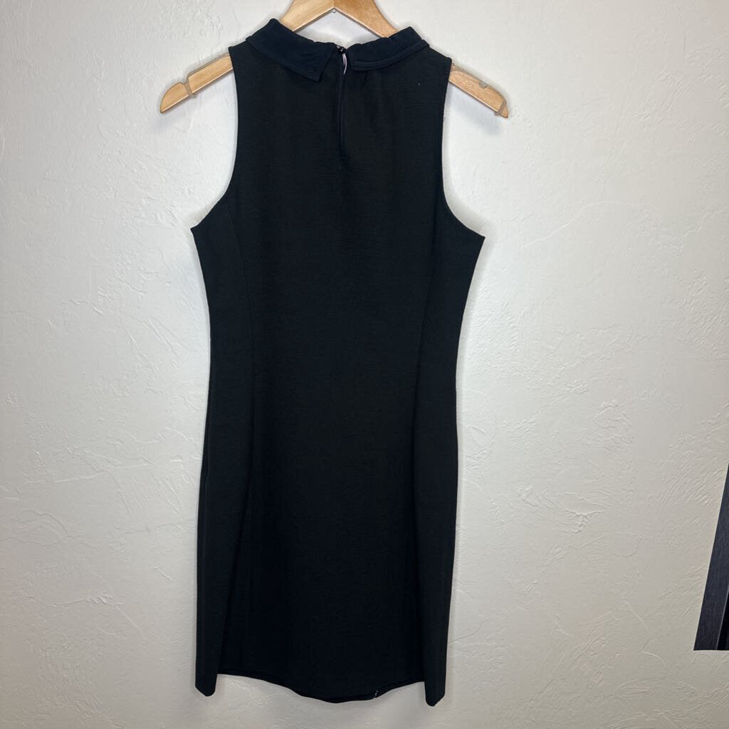 Black Sleeveless Ruffle Dress