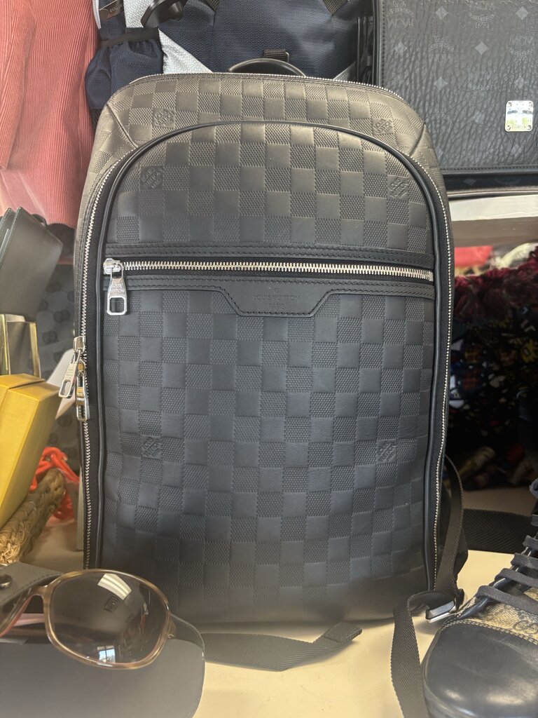 Black Damier Infini Leather Michael NV2 Backpack