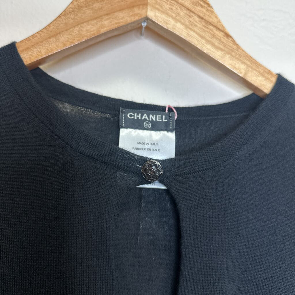 Black Cashmere LS Sweater