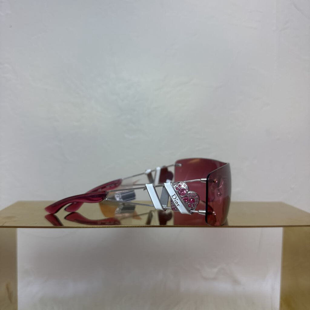 Dior Heart Core Rimless Shield Sunglasses