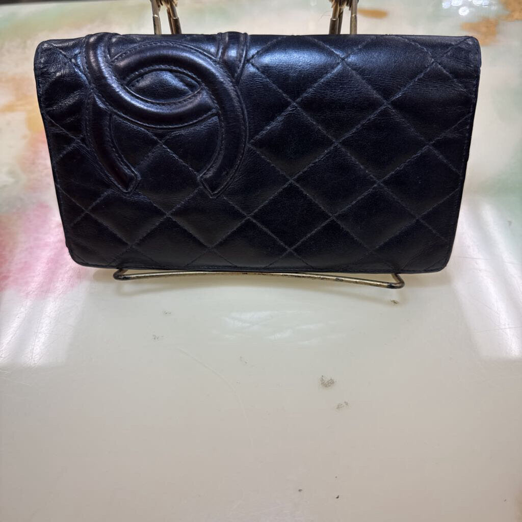 Black Cambon Bifold Wallet