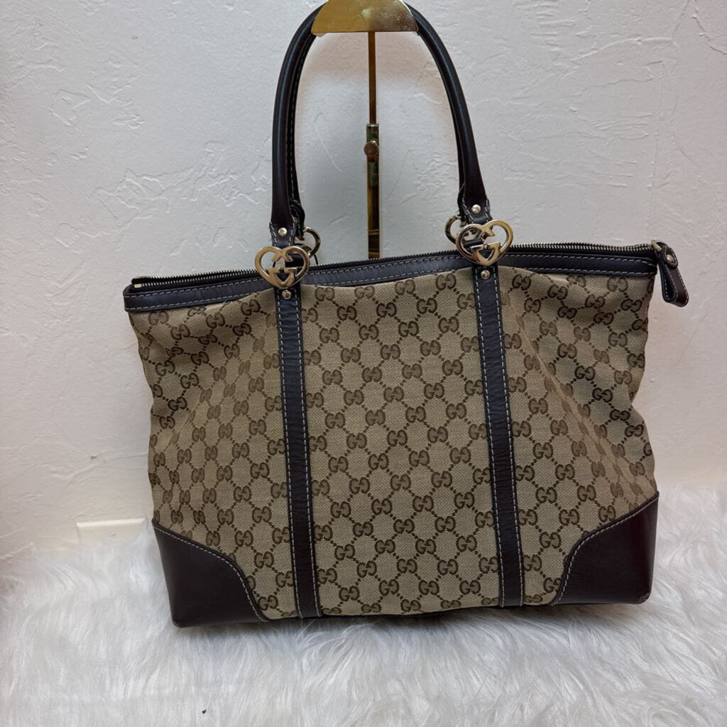 Monogram Small Lovely Heart Tote