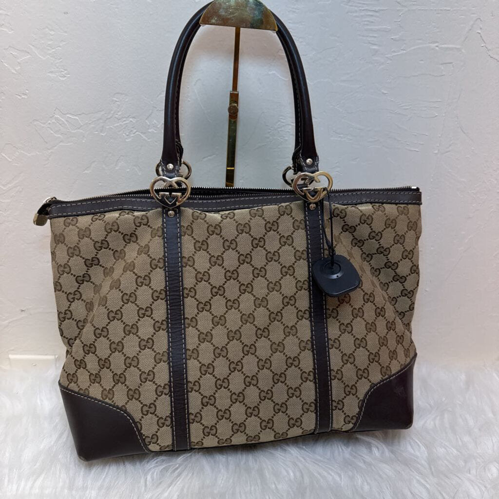 Monogram Small Lovely Heart Tote