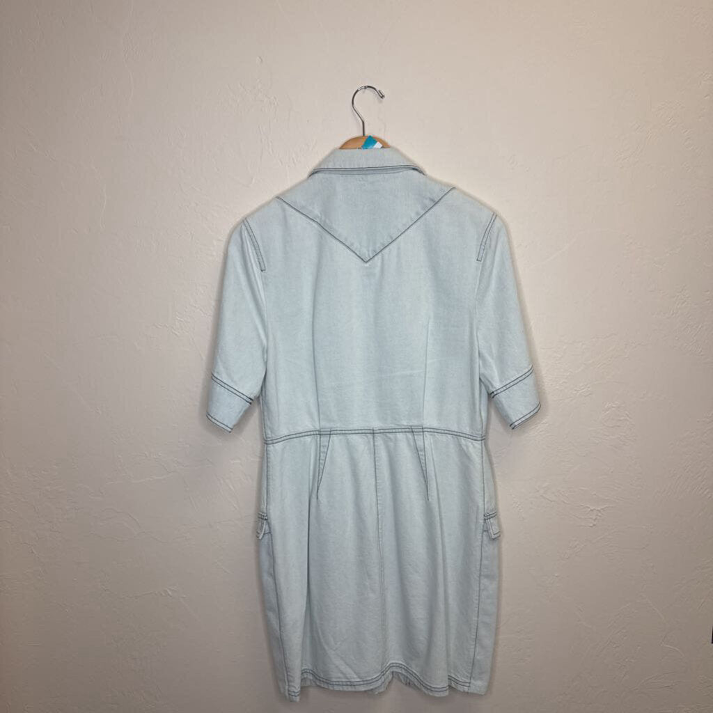 Denim Midi Button-up