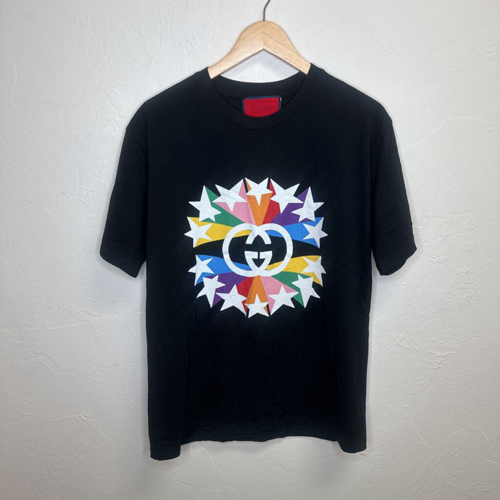 Black Rainbow Star Tshirt