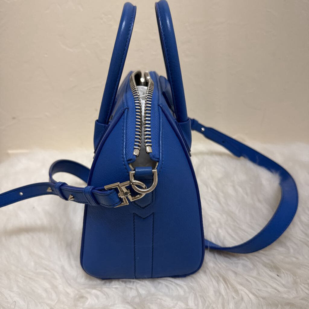 Givenchy Blue Leather Handbag