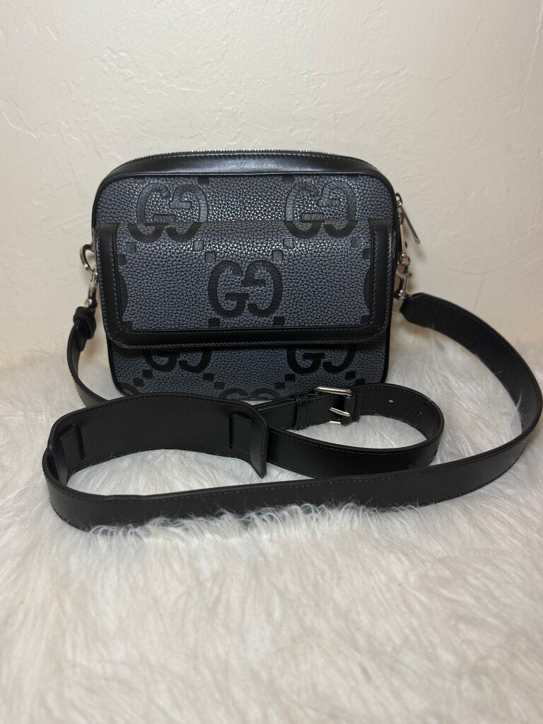 Gucci Black Leather Crossbody Bag