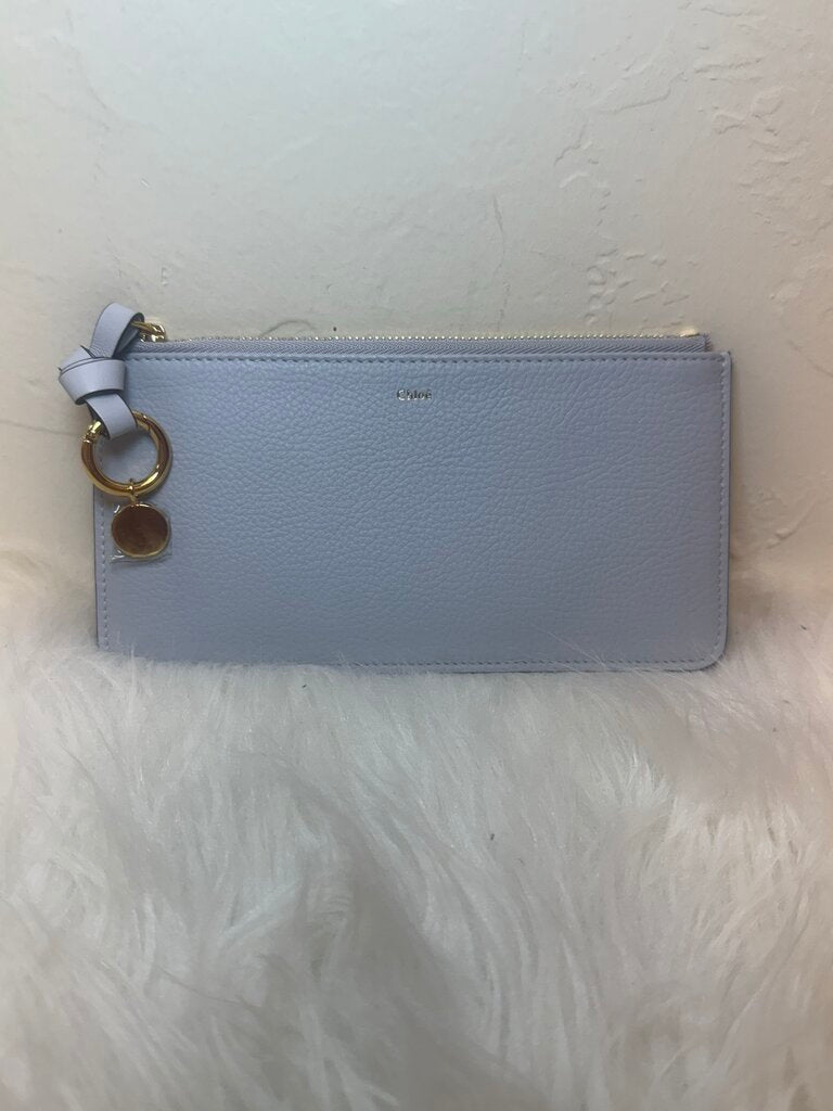 Ice Blue Credit Card Wristlet