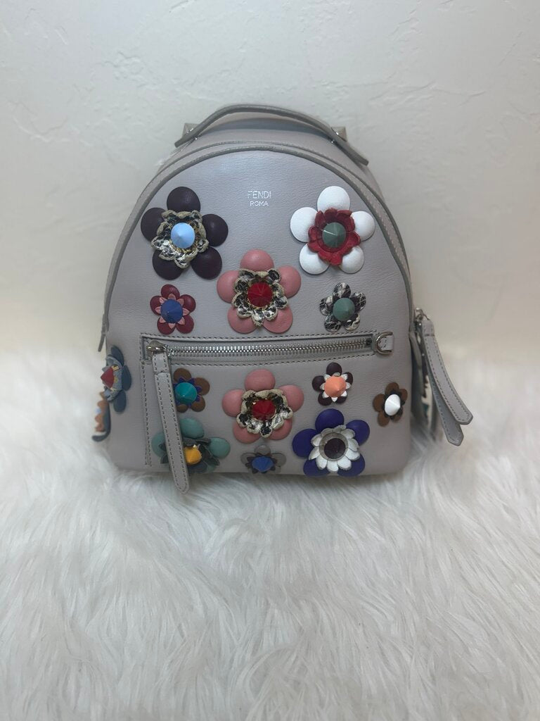 Vitello Dolce Flowerland Studded Backpack