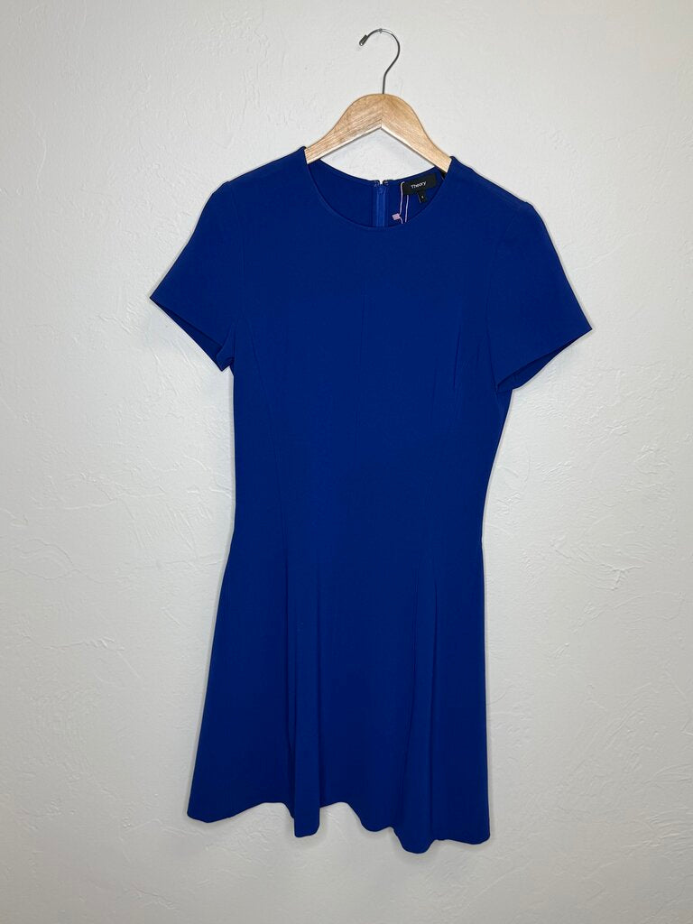 Cosmic Blue Admiral Crepe Dress NWT