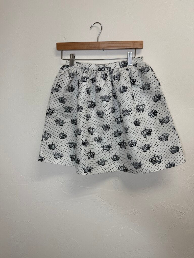 Crown Printed Skirt