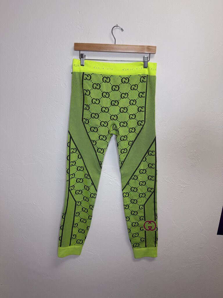 Neon GG Love Parade Jacquard Jersey Leggings