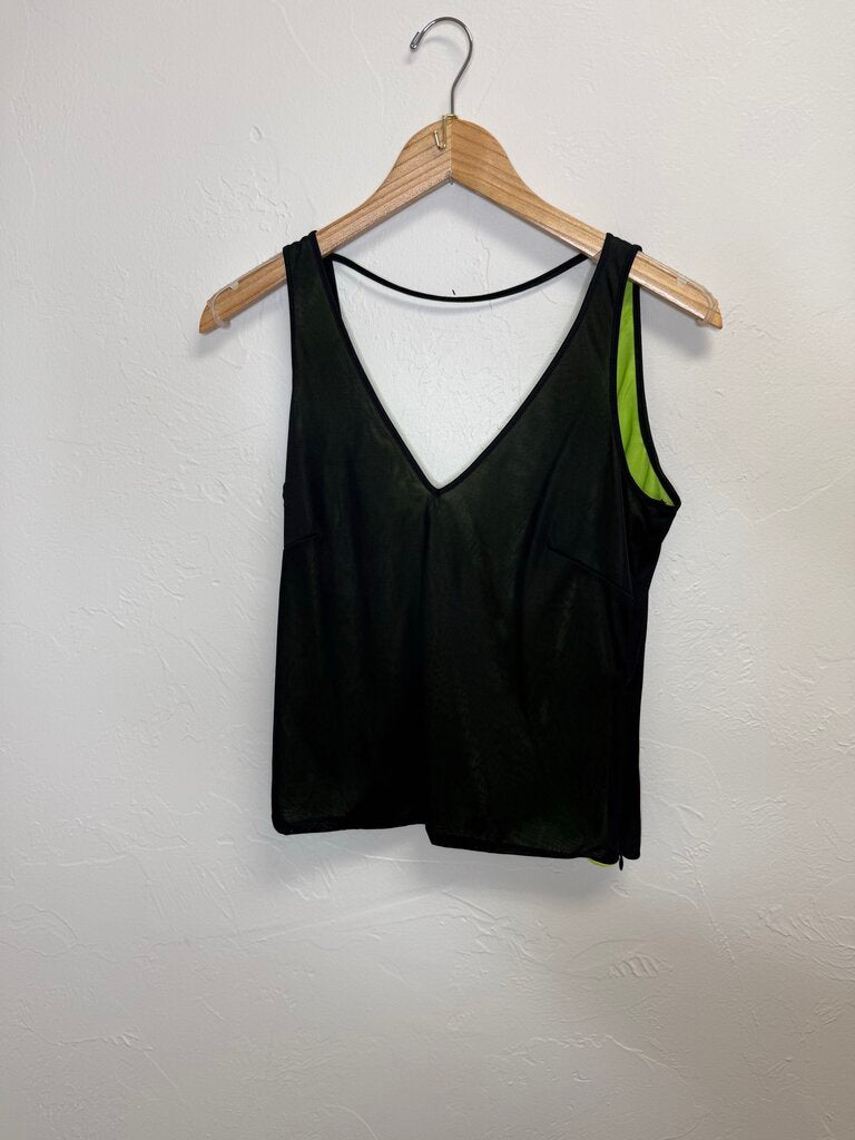 Black/Neon Skirt Set