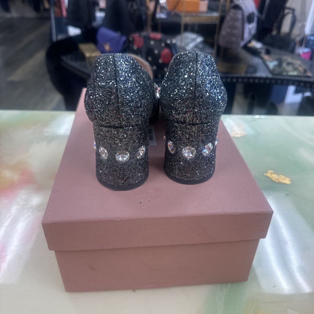 Miu Miu Glitter Heels
