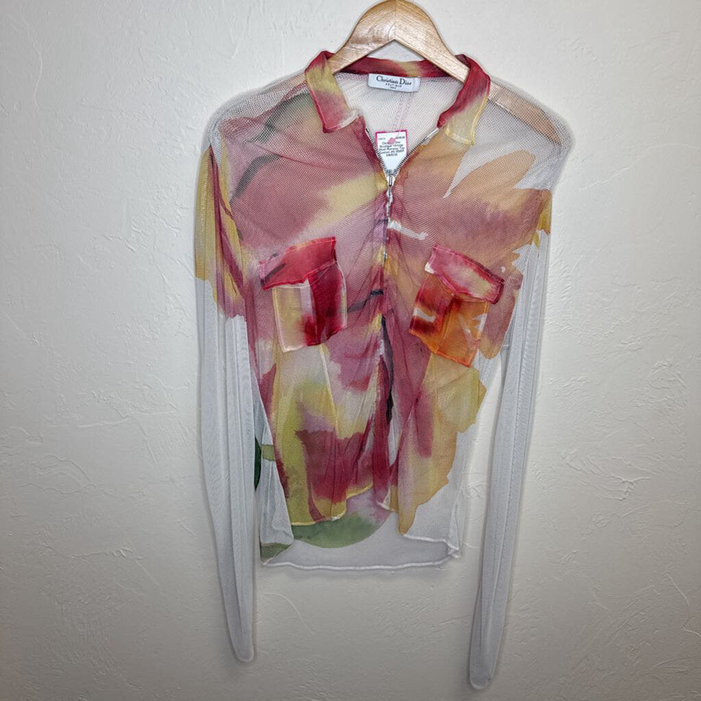 VIntage Mesh Runway Top