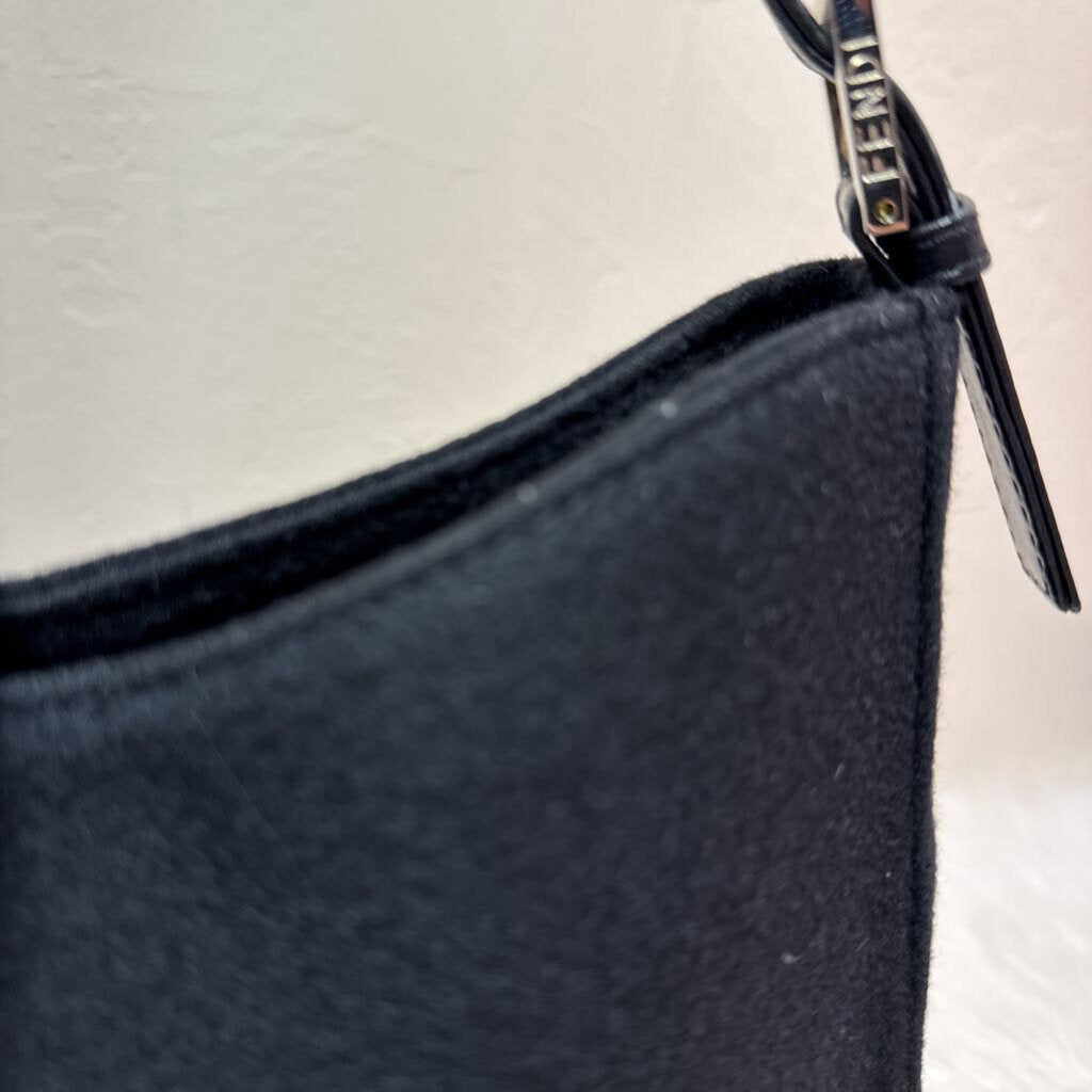 Calfskin Suede Baguette