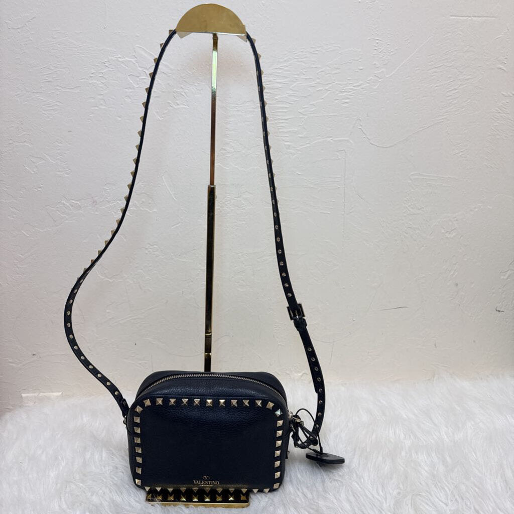 Black Rockstud Crossbody