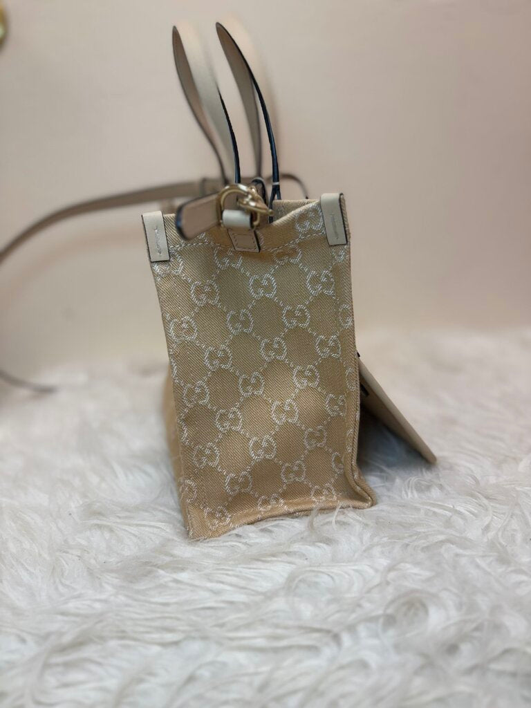 Ophidia Medium GG Denim Tote